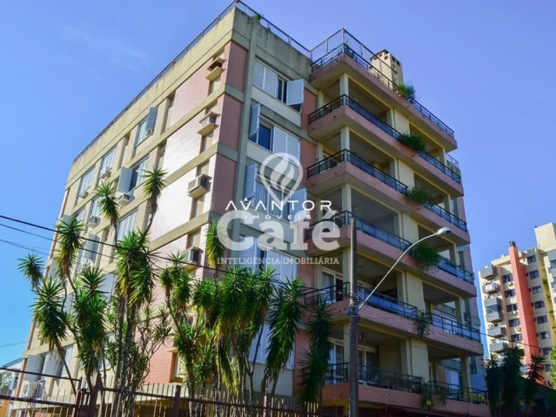 Fachada do prédio com sacadas — Cobertura à venda no Edifício Cézanne, em Nossa Senhora de Fátima, Santa Maria/RS
