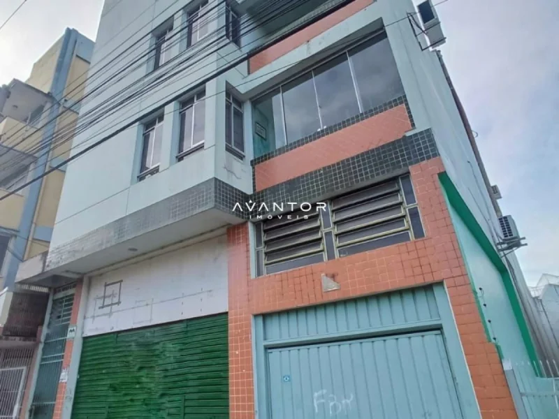 Fachada do prédio com garagem — Sala Comercial à venda e para alugar no Edificio Engenheiro Ronald M Garcia, Santa Maria