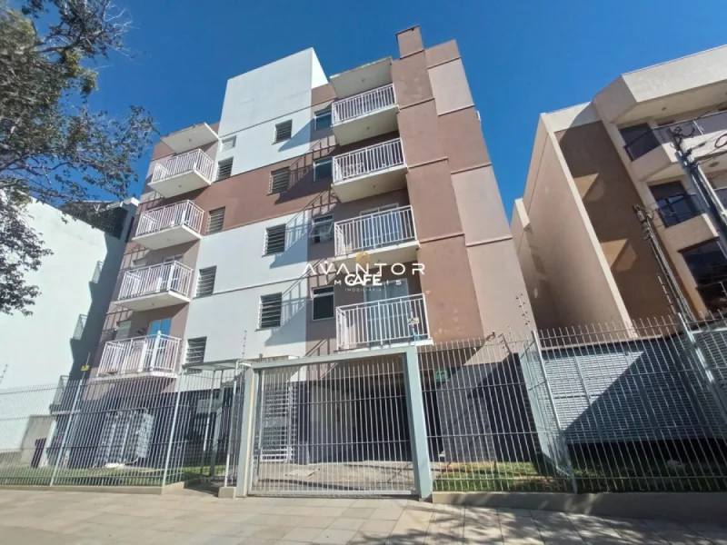Fachada do prédio com sacadas — Apartamento à venda no Residencial São José II, em Nossa Senhora do Rosário, Santa Maria/RS