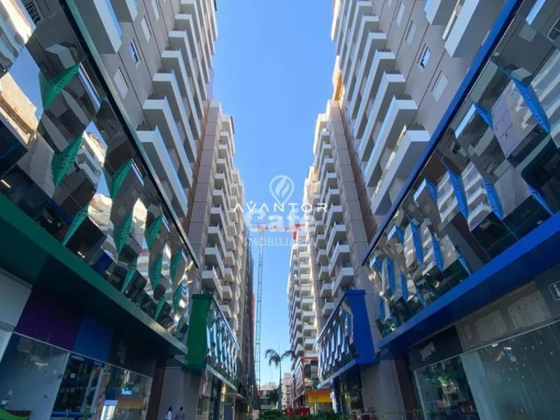 Fachada do edifício com logo de imobiliária — Sala Comercial para alugar no Residencial Espírito Santo, Santa Maria