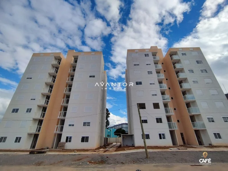 Fachada do prédio com várias unidades — Apartamento à venda no Residencial Morada do leste, em Camobi, Santa Maria/RS