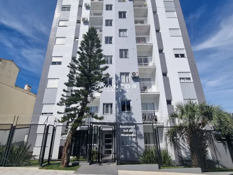 Fachada do prédio com sacadas — Apartamento à venda no Residencial Sol Da Montanha, em Presidente João Goulart, Santa Maria