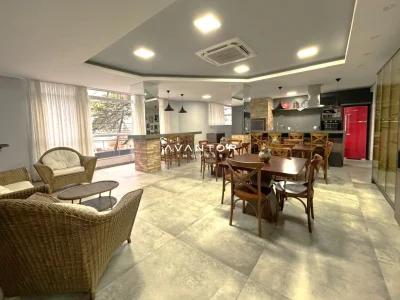 Salão de festas — Apartamento com 3 quartos à venda e para alugar no Edifício Carrara, em Centro, Balneário Camboriú/SC