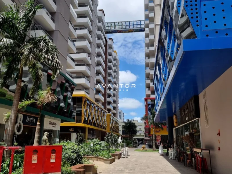 Fachada do condomínio com área comum — Sala Comercial à venda no Residencial Espírito Santo, em Centro, Santa Maria/RS
