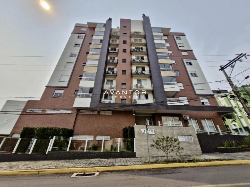 Fachada do prédio com múltiplos pavimentos — Apartamento à venda no Residencial Vivaz, Santa Maria