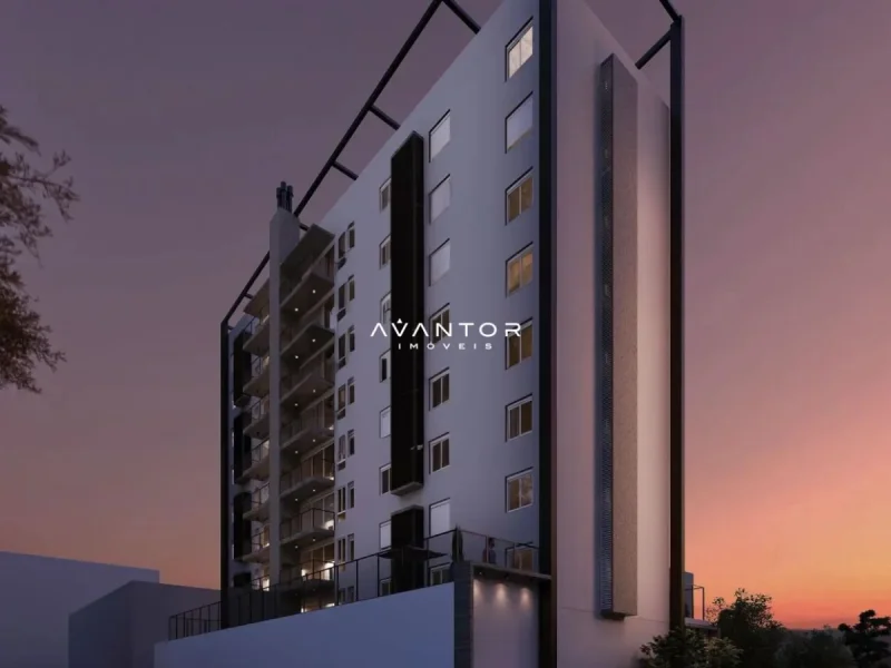 Fachada do prédio ao entardecer — Apartamento à venda no Reserva Assunção, em Nossa Senhora das Dores, Santa Maria/RS
