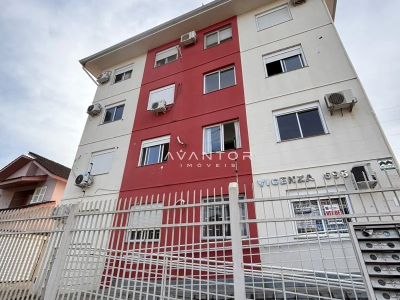 Apartamento de 1 dormitório, churrasqueira e garagem no bairro Camobi em Santa Maria — Apartamento para alugar no Residencial Vicenza.