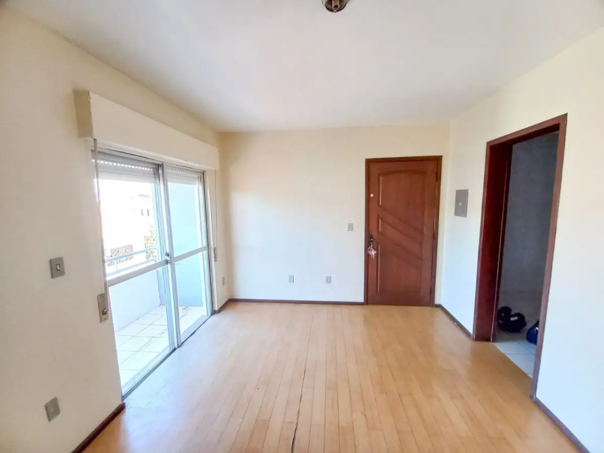 Apartamento 2 dormitórios com sacada, sala, cozinha e área de serviço. Próximo a quartéis — Apartamento para alugar no Residencial Valdobiani