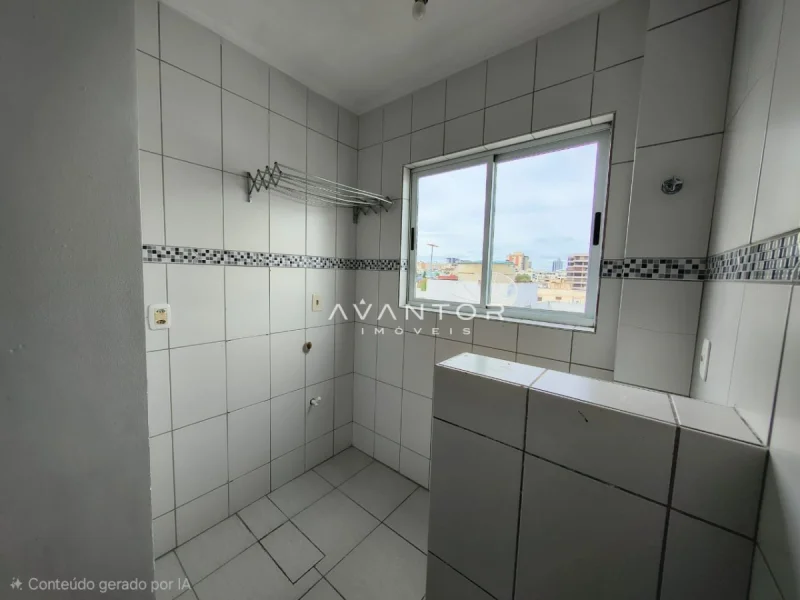 Apartamento de 1 dormitório, cozinha ,sala, churrasqueira e garagem no bairro Nossa Senhor — Apartamento para alugar no Residencial Araucária