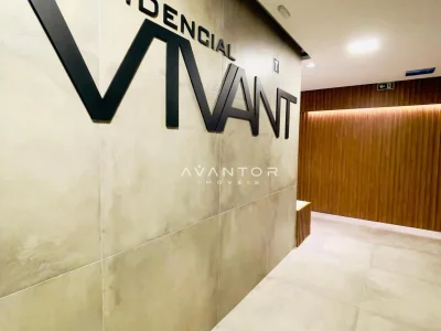 Apartamento novo de 1 dormitório, no Centro de Santa Maria — Apartamento para alugar no Residencial VIVANT, Santa Maria