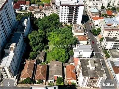 Vista aérea do terreno e entorno — Terreno à venda em Nossa Senhora de Fátima, Santa Maria/RS