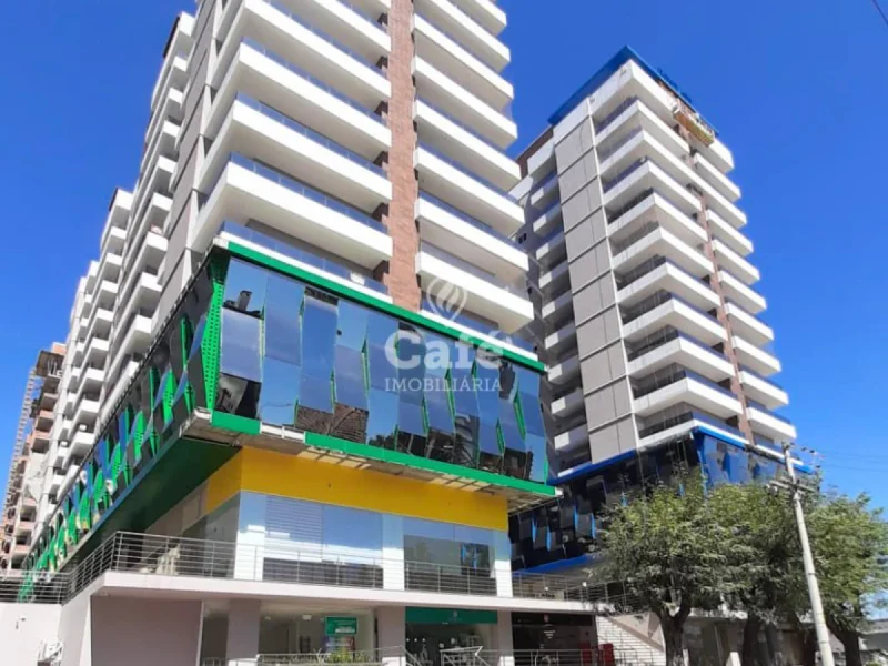 Apartamento 2 quartos, suíte, andar alto, com 2 sacadas churrasqueira elevador e garagem — Apartamento para alugar no Residencial Espírito Santo