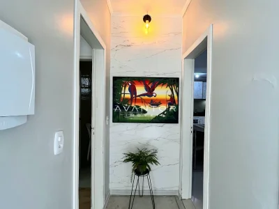 Hall de entrada com acabamento em mármore — Casa com 4 quartos à venda em Nossa Senhora do Perpétuo Socorro, Santa Maria/RS