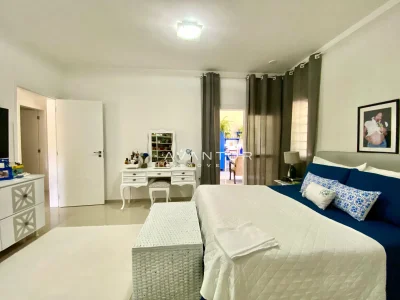 Dormitório com suíte e closet integrado — Casa com 4 quartos à venda em Dom Antônio Reis, Santa Maria/RS