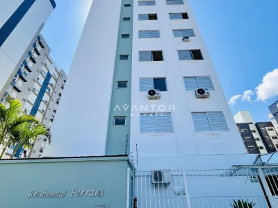 Fachada do prédio com sacada — Apartamento à venda no Residencial Ferrara, em Presidente João Goulart, Santa Maria/RS