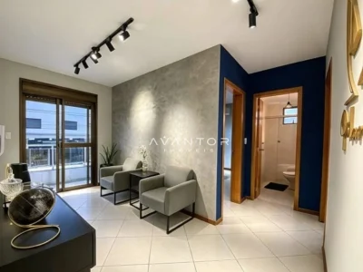 Hall de entrada com sacada — Apartamento com 2 quartos à venda no edificio monalisa, em Centro, Santa Maria/RS