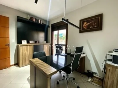 Sala comercial com móveis planejados — Apartamento com 2 quartos à venda no edificio monalisa, em Centro, Santa Maria/RS