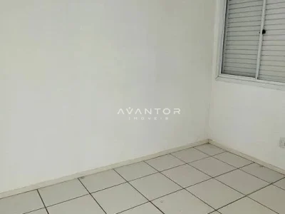Dormitório com piso em cerâmica — Casa com 3 quartos para alugar no Residencial Moradas Clube, em Cerrito, Santa Maria/RS