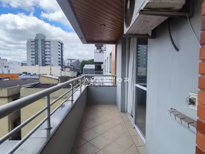 Sacada com vista para a cidade — Apartamento para alugar no Edifício Montana Residencial, Santa Maria