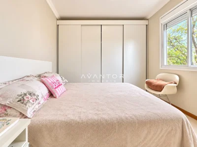 Dormitório com guarda-roupa planejado — Apartamento à venda no Residencial Príncipe DI Piemonte, em Camobi, Santa Maria/RS