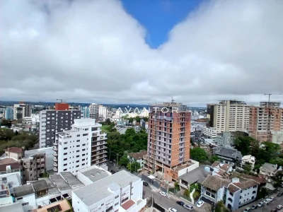 Vista da janela com paisagem urbana — Apartamento para alugar no Residencial Cristo Rei, em Centro, Santa Maria/RS