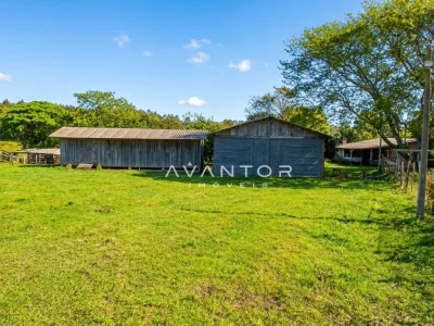 Terreno com galpões e área verde — Campo com 3 quartos à venda em Estação Pinhal, Itaara/RS