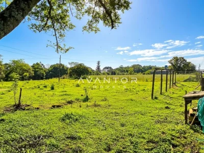Terreno com áreas verdes e cerca de madeira — Campo com 3 quartos à venda em Estação Pinhal, Itaara/RS