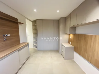 Cozinha com armários planejados — Apartamento à venda no Residencial Tramonto, em Nossa Senhora de Lourdes, Santa Maria/RS