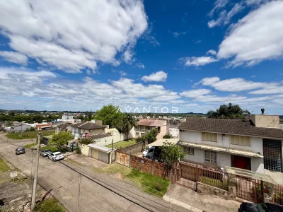 Vista aérea do terreno e entorno — Apartamento com 3 quartos à venda em Dom Antônio Reis, Santa Maria/RS