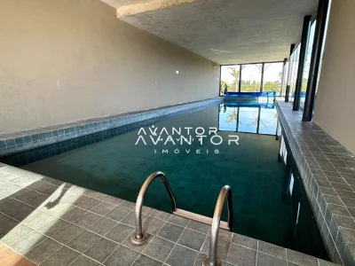 Piscina interna coberta com vidraças — Terreno à venda no CASAVIVA, em Camobi, Santa Maria/RS