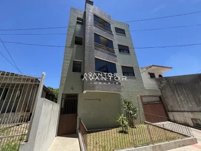 Fachada do prédio com sacada — Apartamento à venda no Residencial Eng. Paulo Meinhardt, Santa Maria