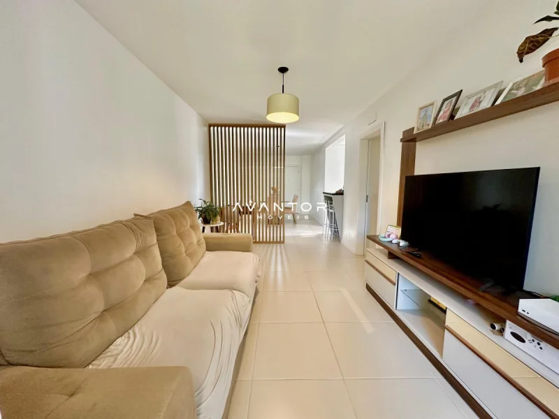 Sala de estar integrada à cozinha — Apartamento à venda no Residencial Monferratto, em Nossa Senhora das Dores, Santa Maria