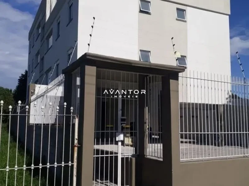 Fachada do prédio com portaria — Apartamento com 2 quartos para alugar no Edifício Liziane, em Camobi, Santa Maria/RS