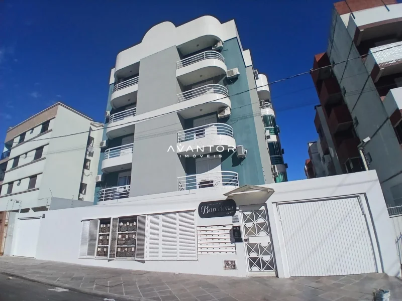 Fachada do prédio com sacadas — Apartamento para alugar no Edifício Barcelona, em Nossa Senhora do Rosário, Santa Maria/RS