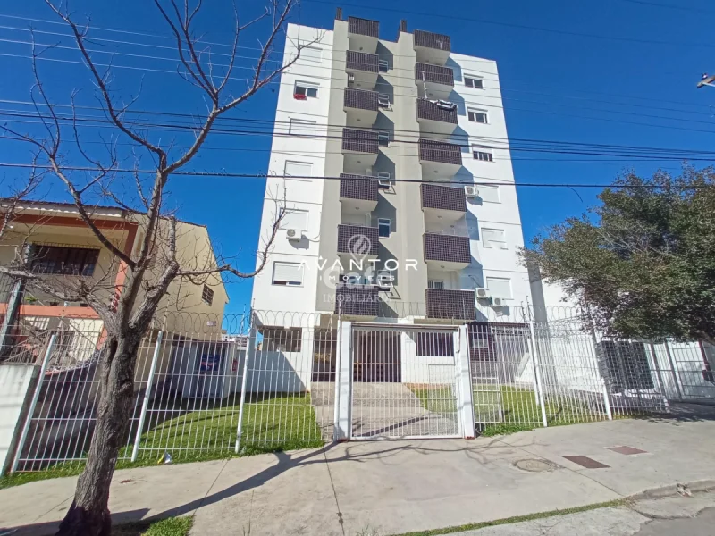Fachada do prédio com sacadas — Apartamento à venda no Residencial São José I, em Nossa Senhora do Rosário, Santa Maria/RS