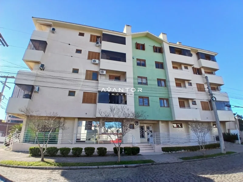Fachada do prédio residencial — Apartamento com 2 quartos para alugar no Residencial Malvina, em Camobi, Santa Maria/RS