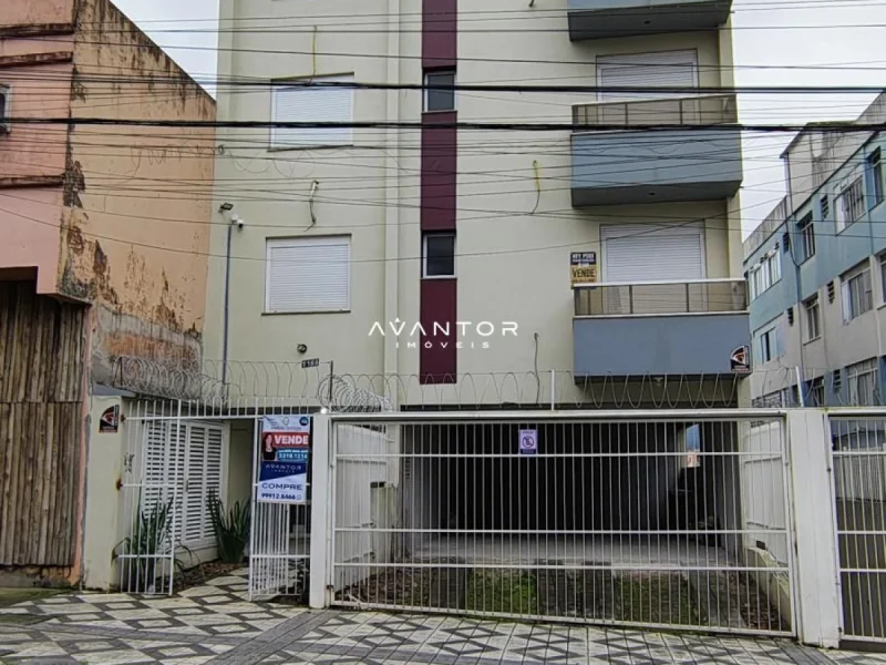 Fachada do prédio com garagem — Apartamento à venda no Edifício Divano, em Nossa Senhora do Rosário, Santa Maria/RS