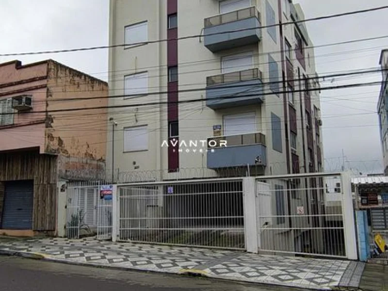 Fachada do prédio com sacada — Apartamento com 2 quartos à venda no Residencial Divano, em Centro, Santa Maria/RS