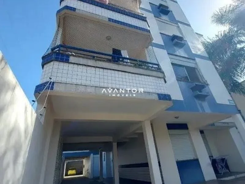Fachada do prédio com sacadas — Apartamento com 2 quartos para alugar no Edifício Veneto, em Camobi, Santa Maria/RS