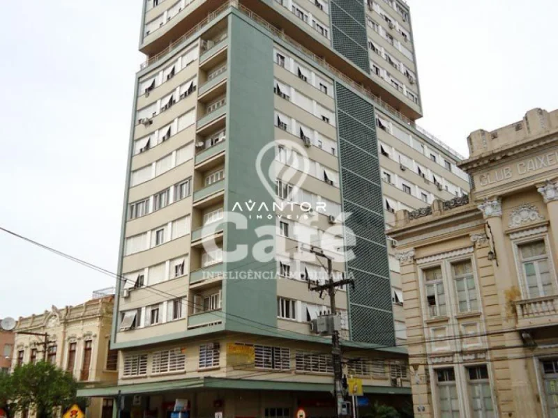 Fachada do prédio com vizinhos históricos — Apartamento para alugar no Edifício Taperinha, em Centro, Santa Maria/RS