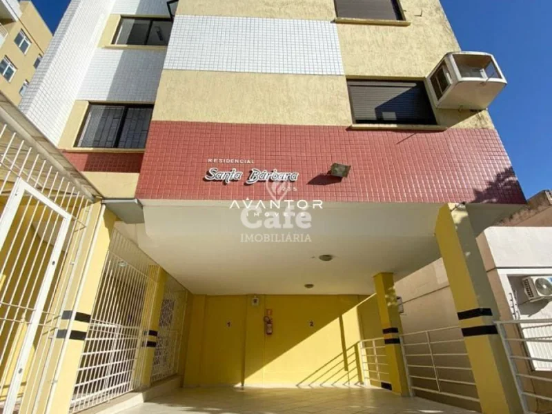 Fachada do prédio residencial — Apartamento à venda e para alugar no Residencial Santa Bárbara I, Santa Maria